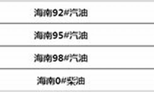 海南今天油价多少钱一升92_海南今日油价92汽油多少钱一升